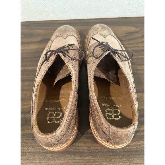 Allen Edmonds Shannon Drive Shoes Mens Size 11.5 B Tan Leather Wingtip Oxford main image 5
